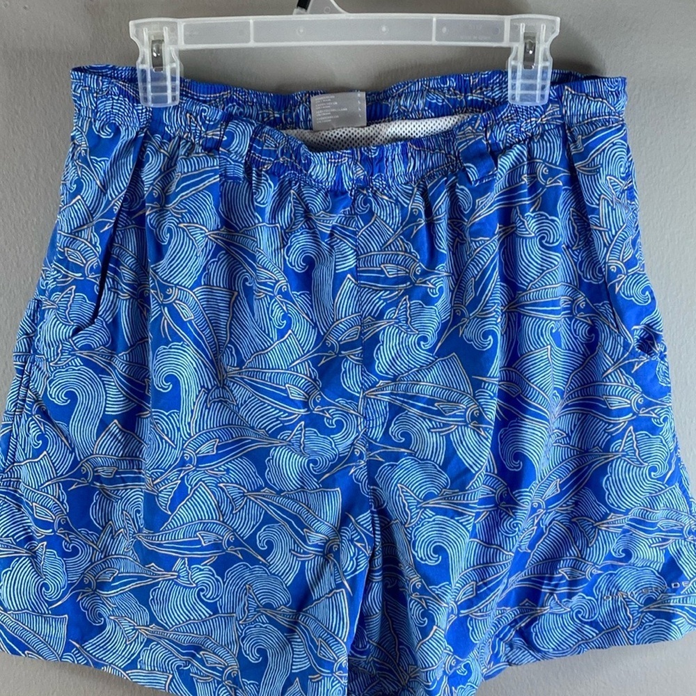 Columbia Blue Swim Trunks Quick-Dry Elastic Waist